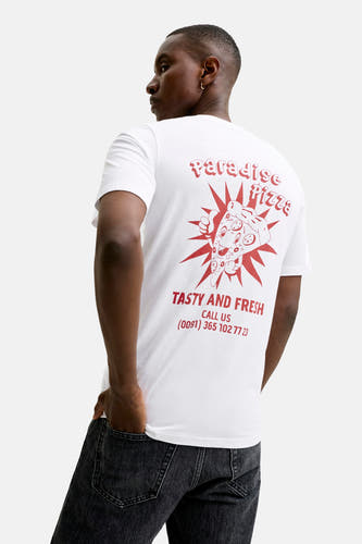 T-shirt (korte mouwen) wit - ORIGINALS BY JACK & JONES