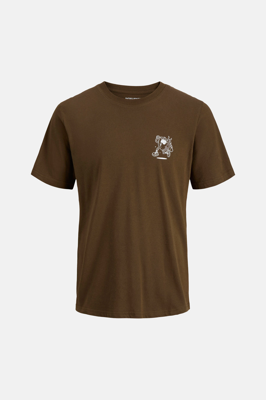 T-shirt (korte mouwen) bruin - ORIGINALS BY JACK & JONES