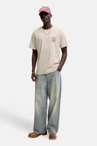 T-shirt (korte mouwen) ecru - ORIGINALS BY JACK & JONES