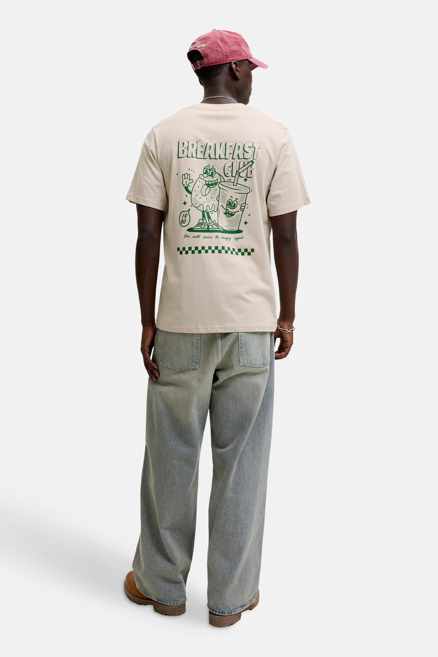 T-shirt (korte mouwen) ecru - ORIGINALS BY JACK & JONES
