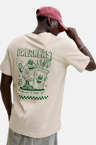 T-shirt (korte mouwen) ecru - ORIGINALS BY JACK & JONES