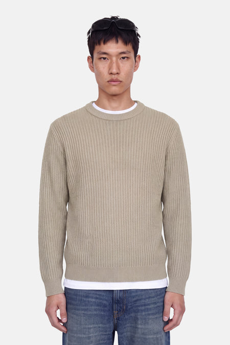 Pull col O - écru