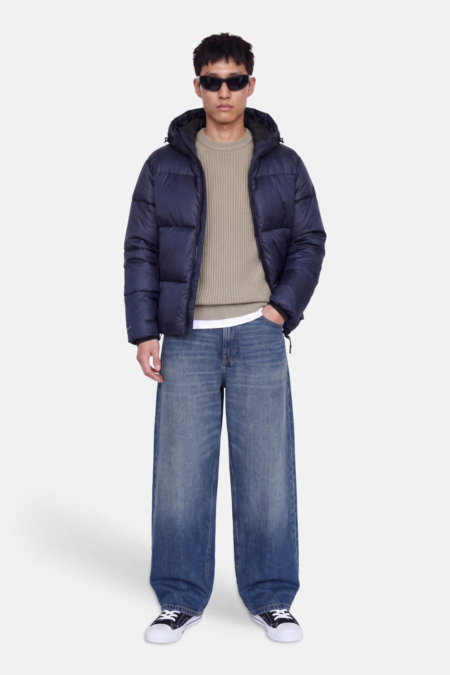 Trui met ronde hals ecru - ORIGINALS BY JACK & JONES