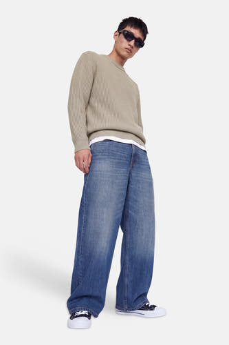Trui met ronde hals ecru - ORIGINALS BY JACK & JONES