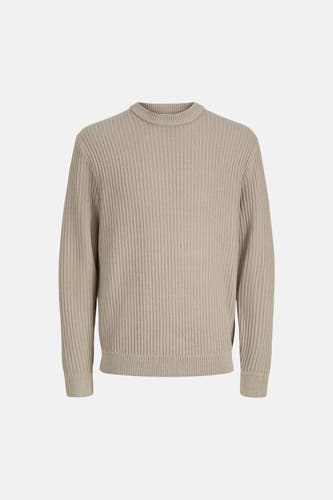 Trui met ronde hals ecru - ORIGINALS BY JACK & JONES