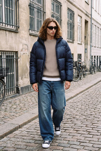 Trui met ronde hals ecru - ORIGINALS BY JACK & JONES