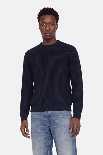 Trui met ronde hals blauw - ORIGINALS BY JACK & JONES