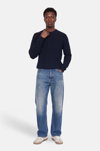 Trui met ronde hals blauw - ORIGINALS BY JACK & JONES