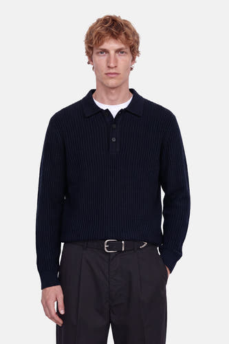 Trui met ronde hals blauw - ORIGINALS BY JACK & JONES