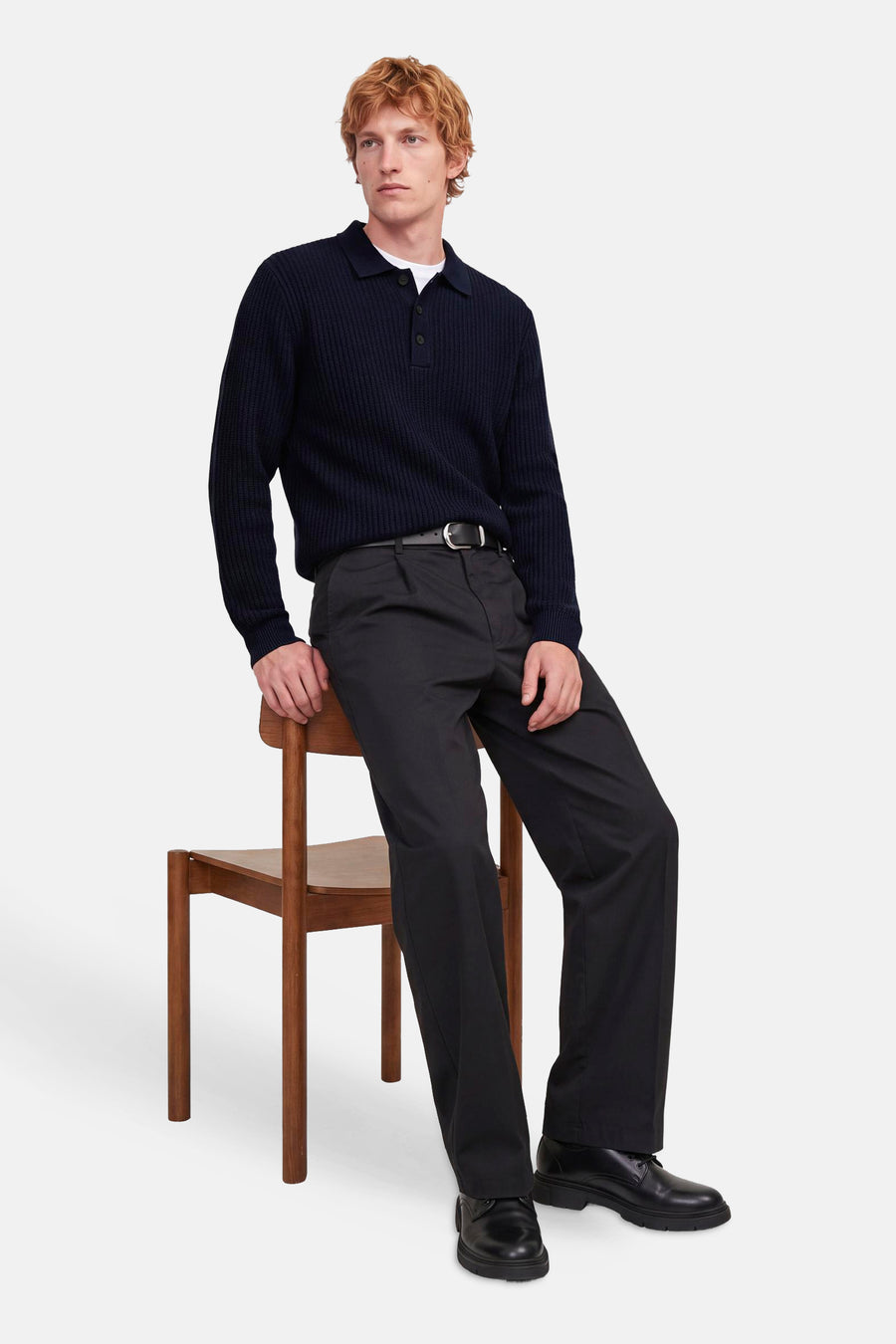 Trui met ronde hals blauw - ORIGINALS BY JACK & JONES