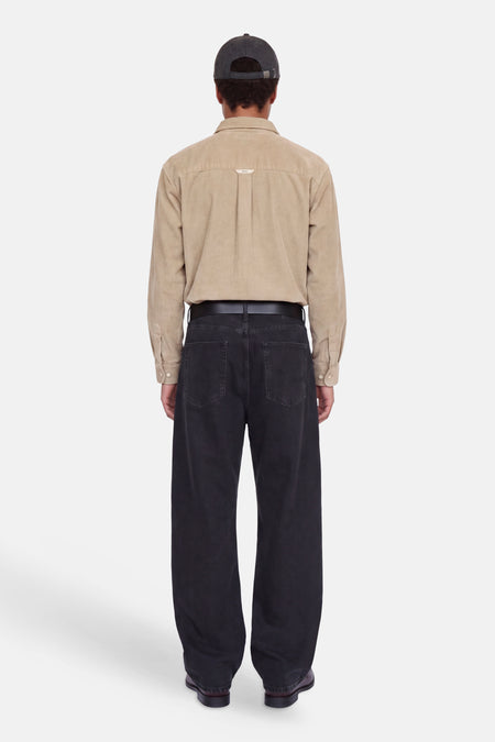 Chemise à manches longues - beige