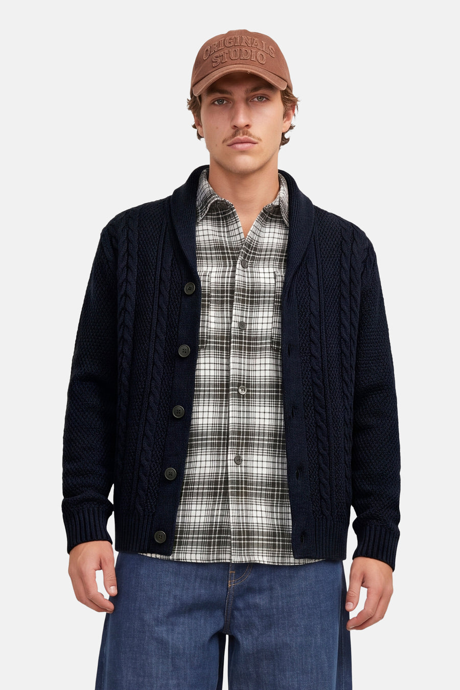 Gilet blauw - PREMIUM by JACK & JONES