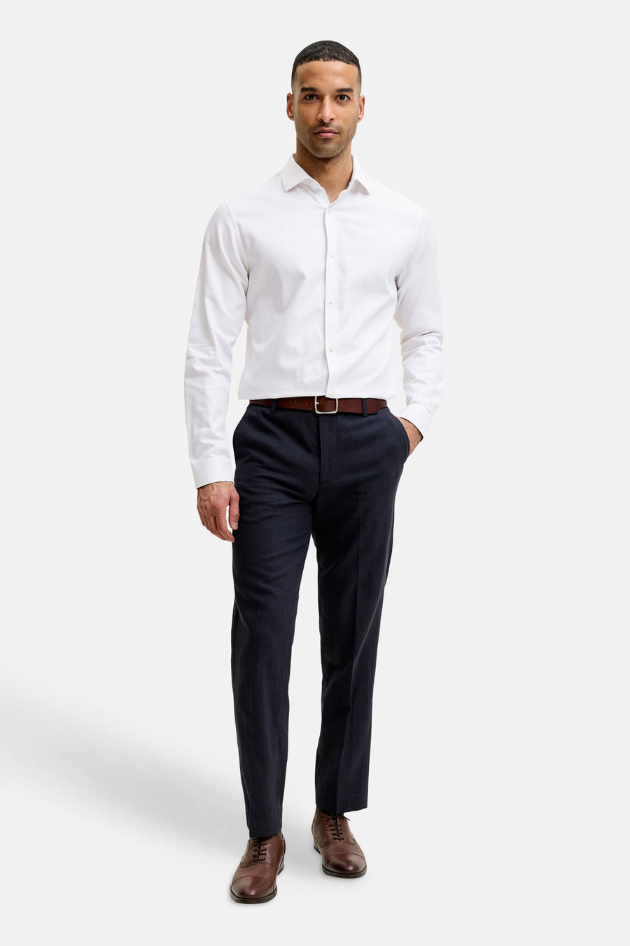 Hemd (lange mouwen) wit - PREMIUM by JACK & JONES