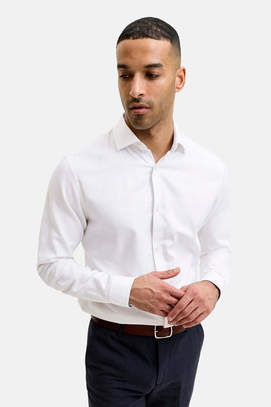 Hemd (lange mouwen) wit - PREMIUM by JACK & JONES