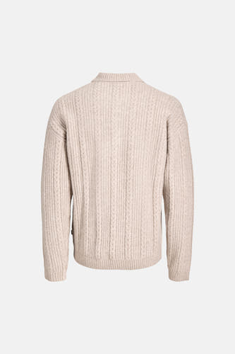 Trui met ronde hals ecru - ORIGINALS BY JACK & JONES