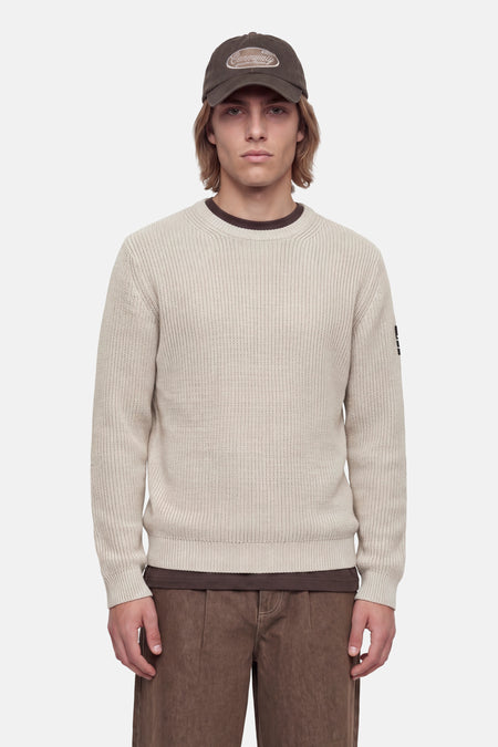 Trui met ronde hals beige - CORE BY JACK & JONES