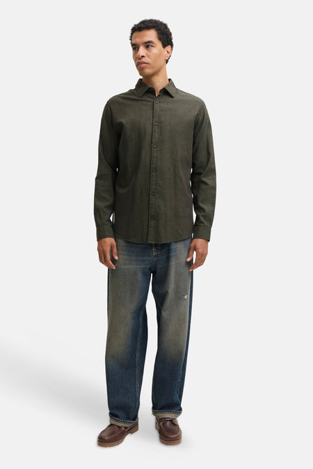 Chemise à manches longues - vert
