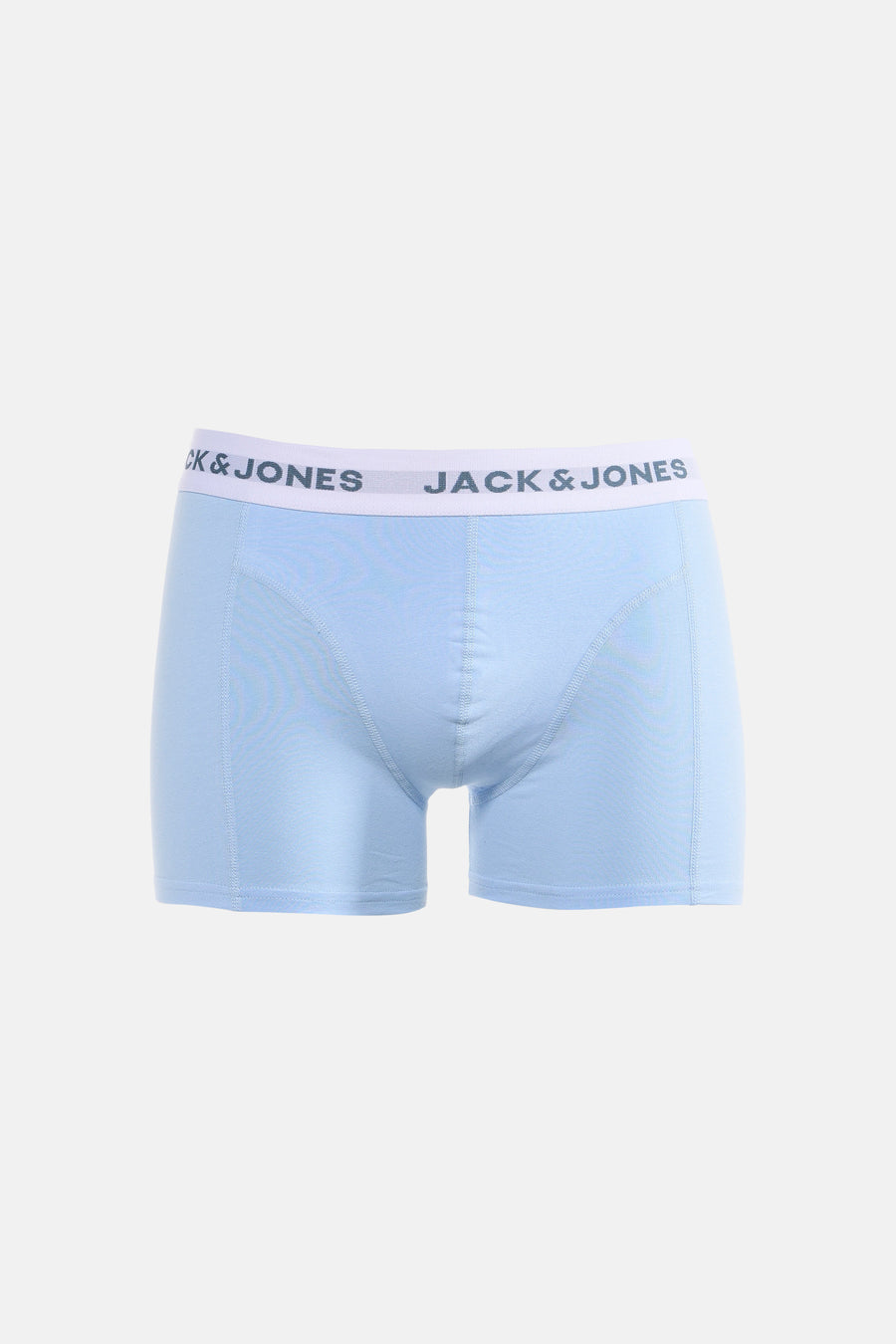 Blauwe boxershort van ACCESSORIES BY JACK & JONES, met een elastische tailleband met logo.