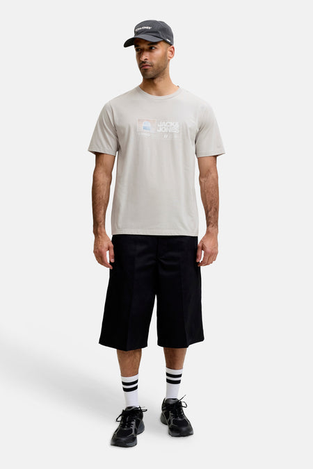 T-shirt met korte mouwen - grijs