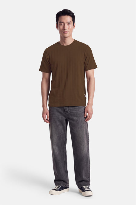 T-shirt met korte mouwen - bruin