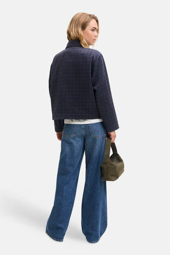 Korte jas blauw - JJXX