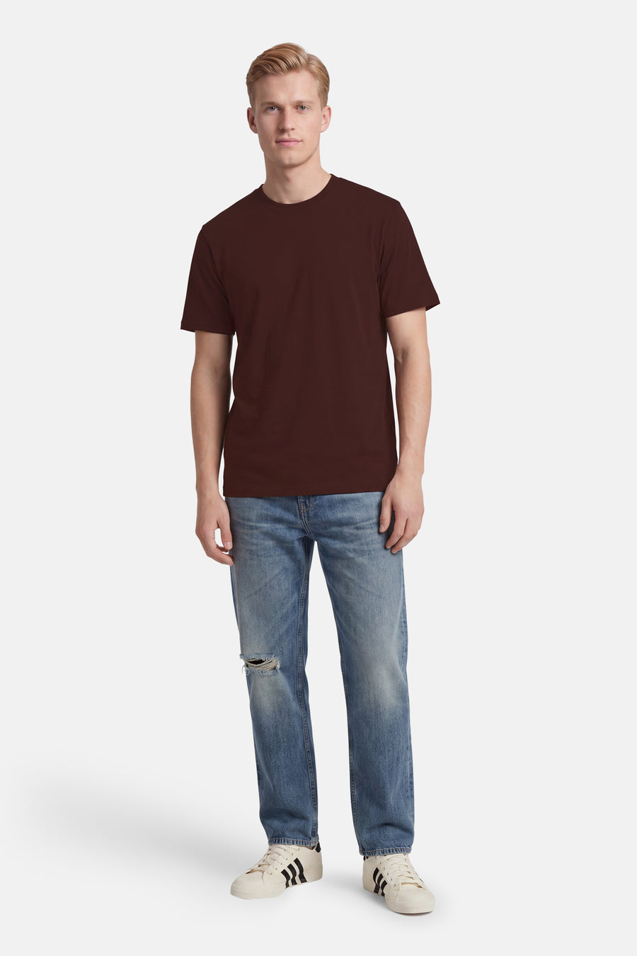 T-shirt met korte mouwen - bruin