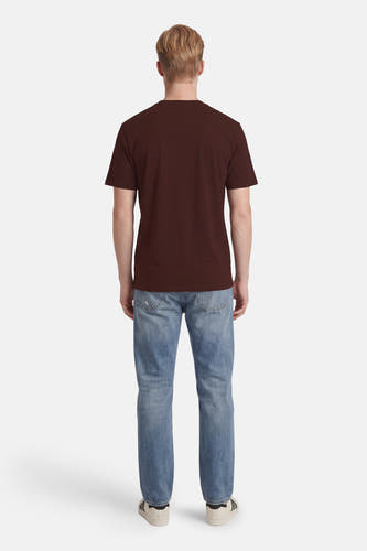 T-shirt met korte mouwen - bruin