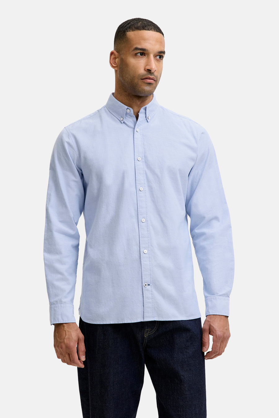 Hemd (lange mouwen) blauw - PREMIUM by JACK & JONES