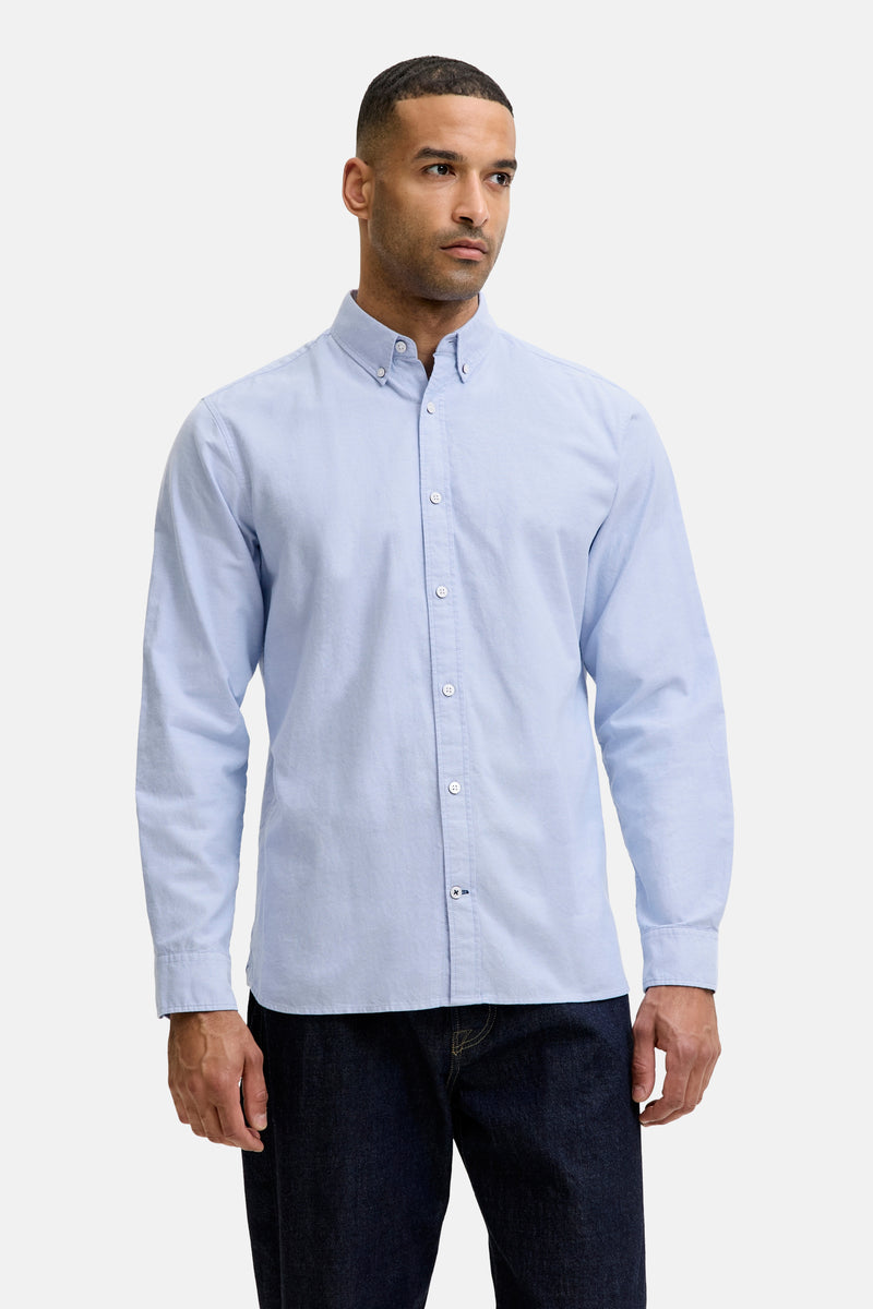 Chemise à manches longues - bleu