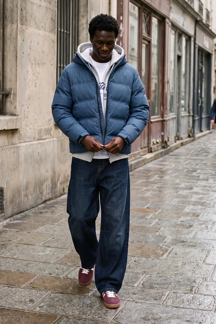 Pufferjassen blauw - CORE BY JACK & JONES