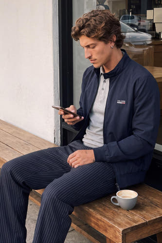 Jas (kort) blauw - ORIGINALS BY JACK & JONES