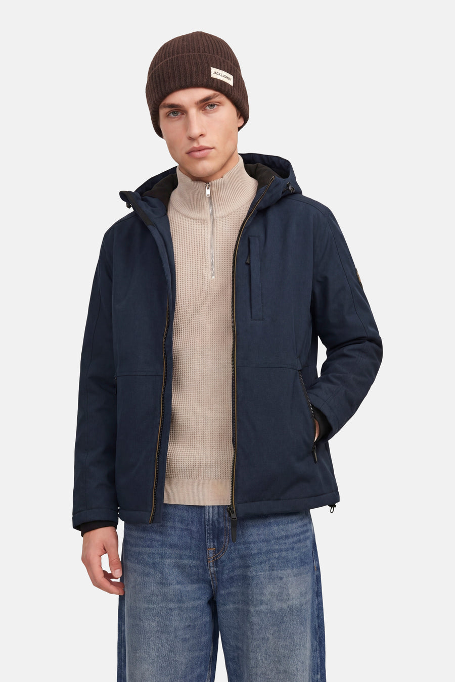 Jas (kort) blauw - ORIGINALS BY JACK & JONES
