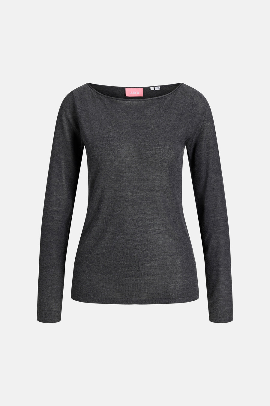 Pull col O - Dark Grey Melange