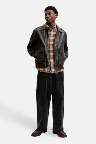 Hemd (lange mouwen) bruin - ORIGINALS BY JACK & JONES