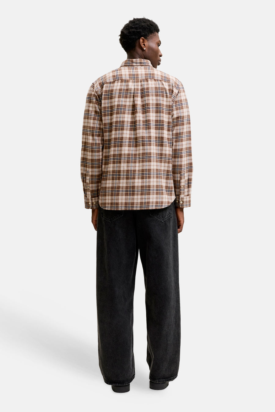 Hemd (lange mouwen) bruin - ORIGINALS BY JACK & JONES