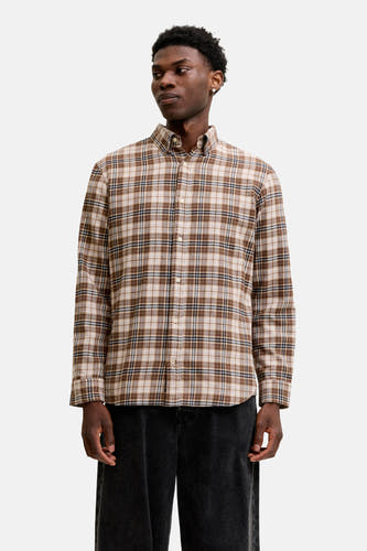 Hemd (lange mouwen) bruin - ORIGINALS BY JACK & JONES
