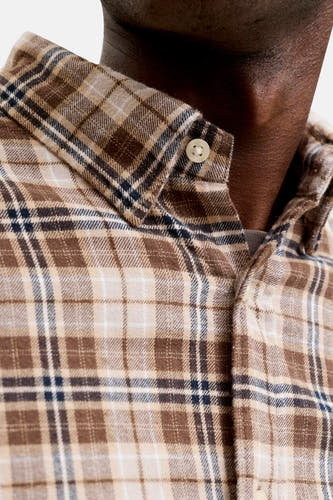 Hemd (lange mouwen) bruin - ORIGINALS BY JACK & JONES