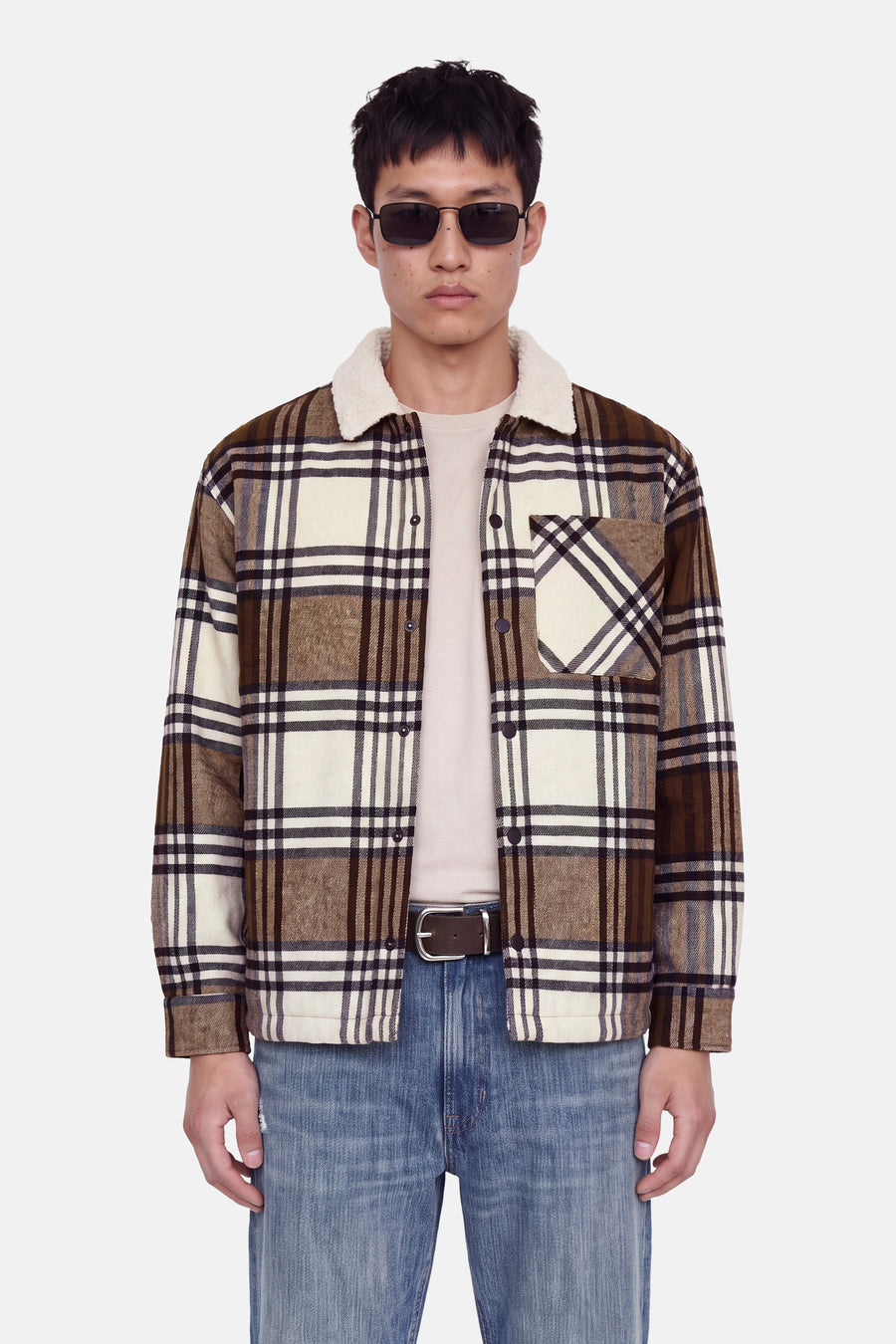 Hemd bruin - ORIGINALS BY JACK & JONES