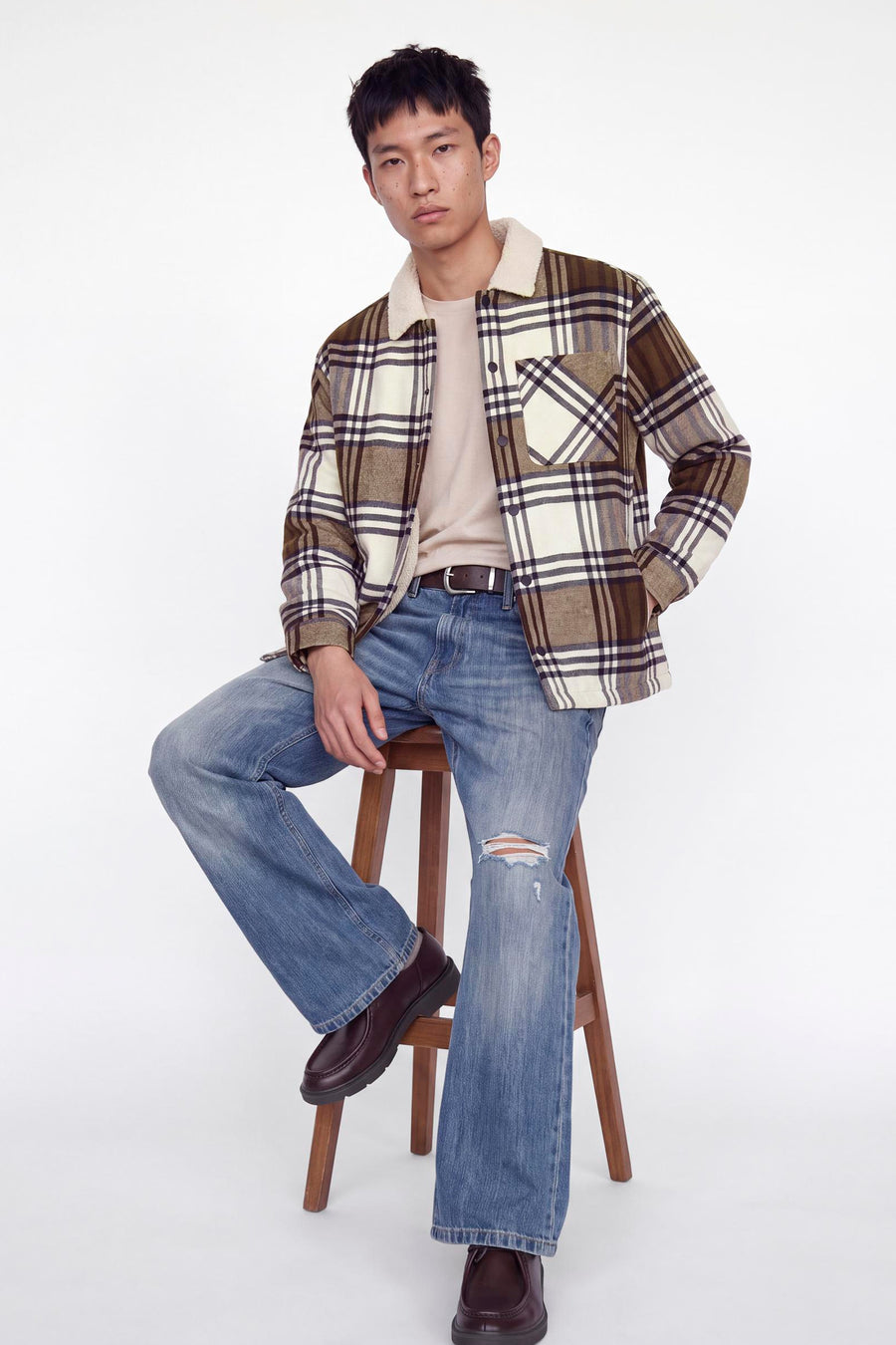 Hemd bruin - ORIGINALS BY JACK & JONES