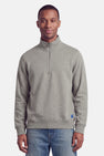 Sweat col O - gris