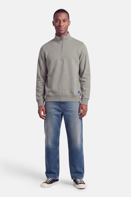 Sweater O-hals - grijs