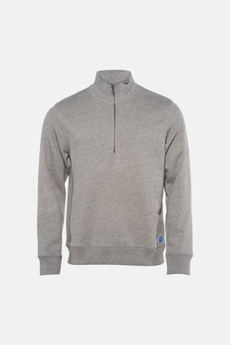 Sweat col O - gris