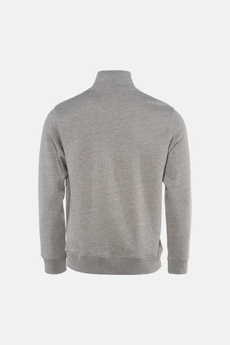 Sweat col O - gris