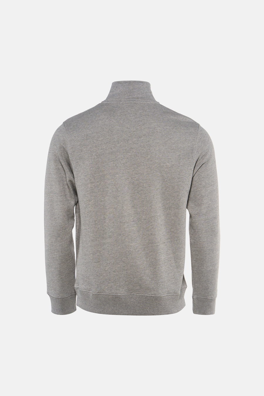 Sweat col O - gris