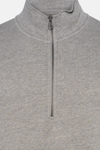 Sweat col O - gris