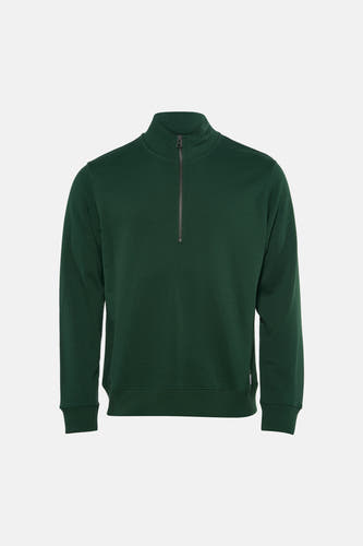 Sweat col O - vert