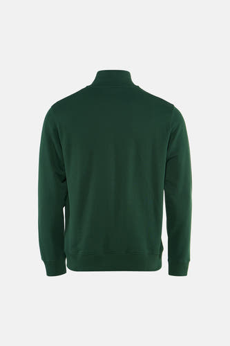 Sweat col O - vert