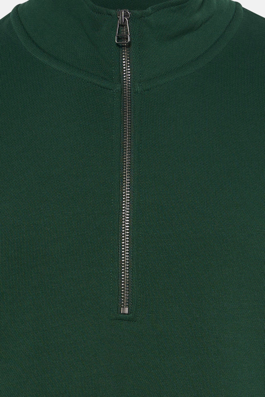 Sweat col O - vert