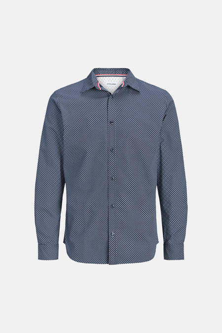 Chemise à manches longues - bleu