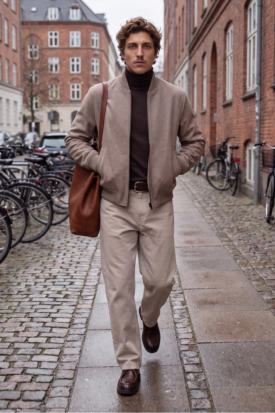 Jas (kort) beige - PREMIUM by JACK & JONES